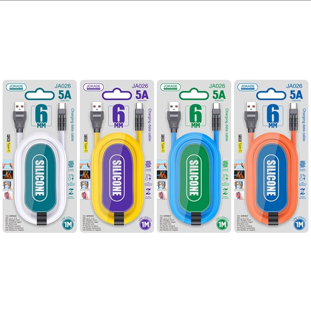 JOKADE CABLE IPHONE SILICONE JA026