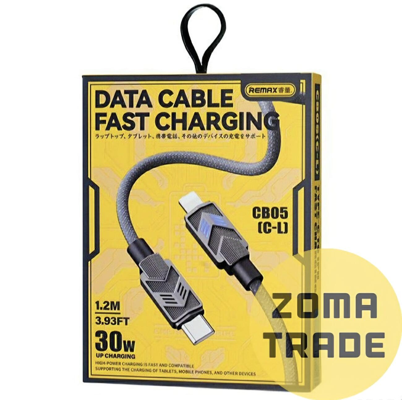 REMAX BUMBLEBEE ZINC ALLOY IPHONE PD 30W 1.2M CL CB05